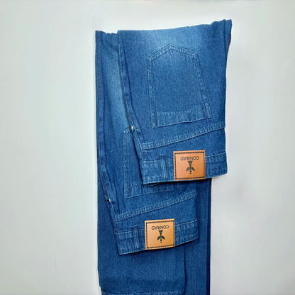 Beta | Men's Loose fit Navy Blue Jeans
