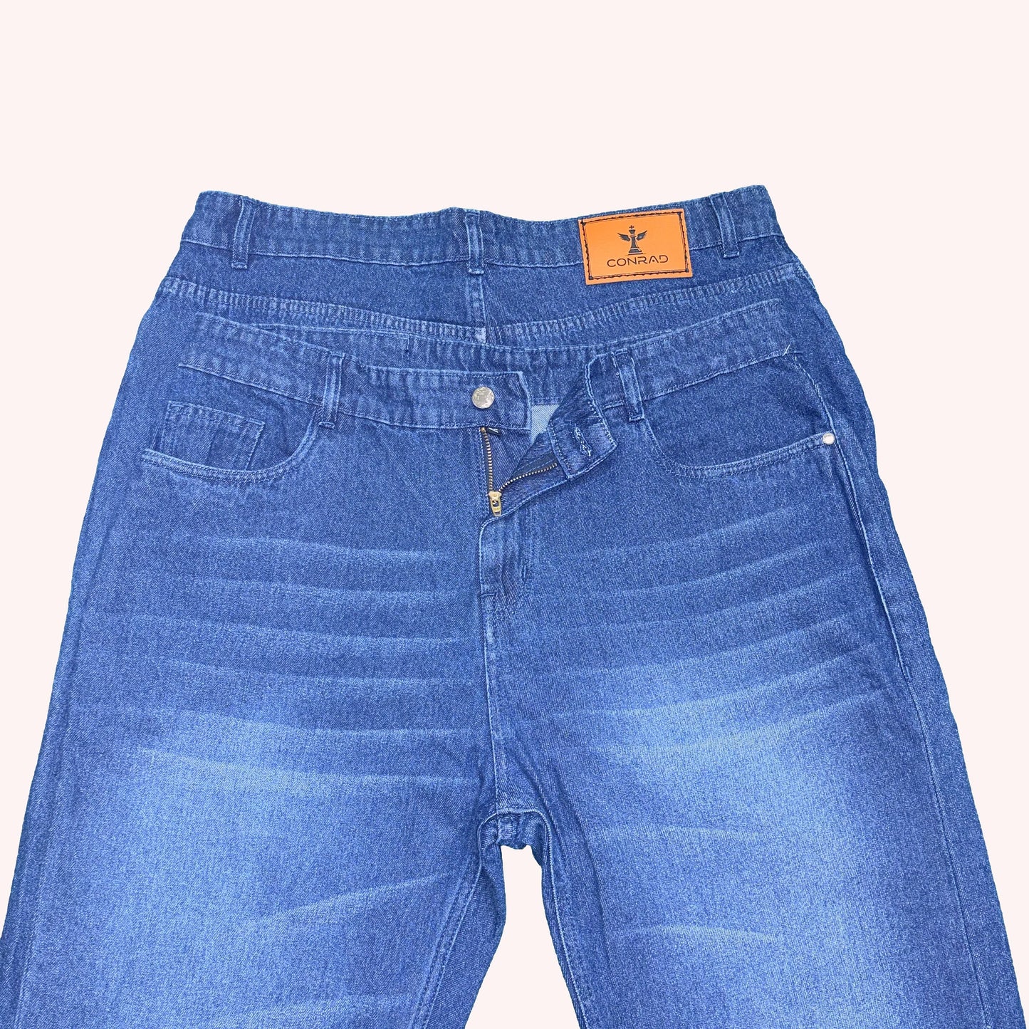 Beta | Men's Loose fit Navy Blue Jeans