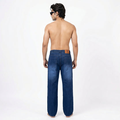 Beta | Men's Loose fit Navy Blue Jeans